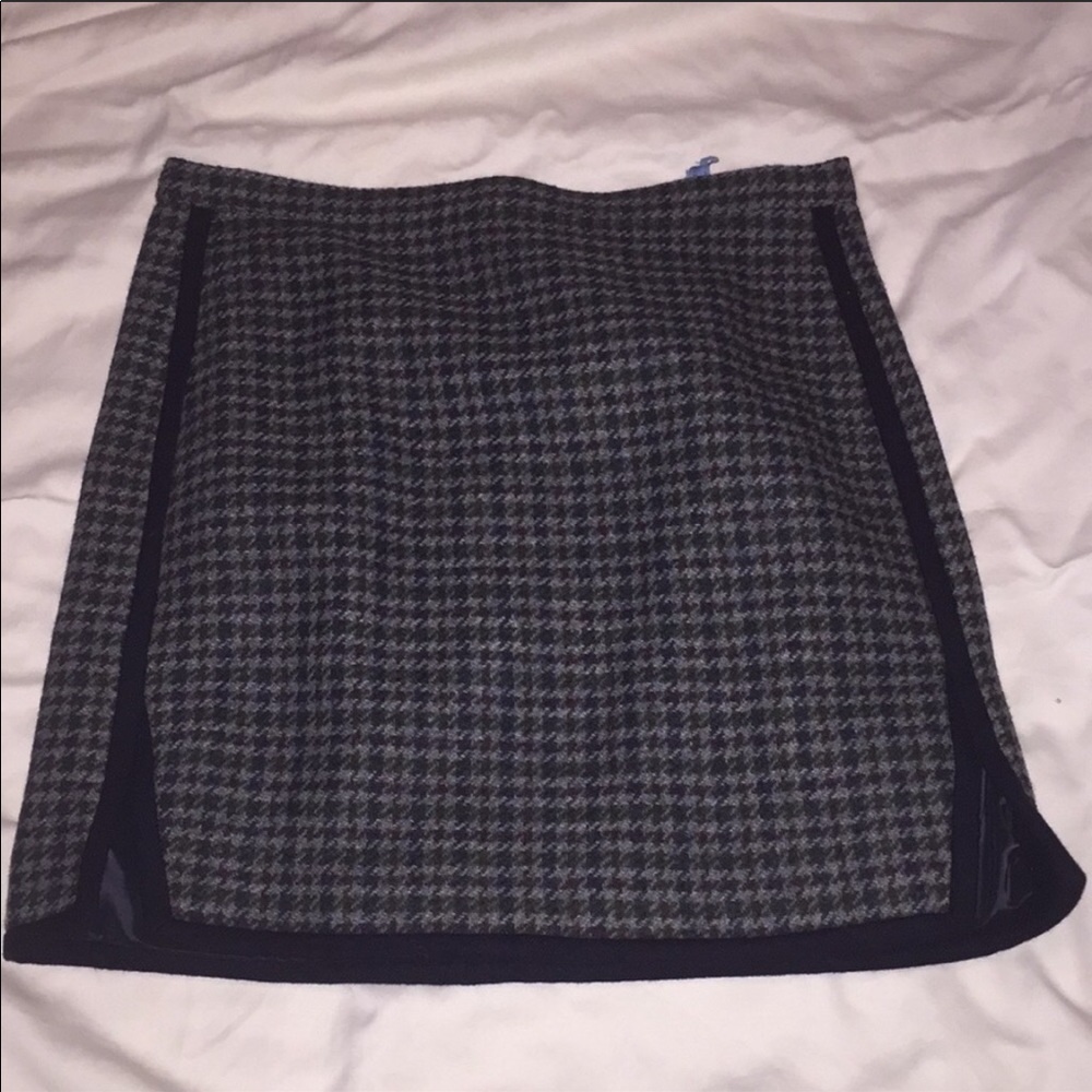 J. CREW houndstooth skirt
